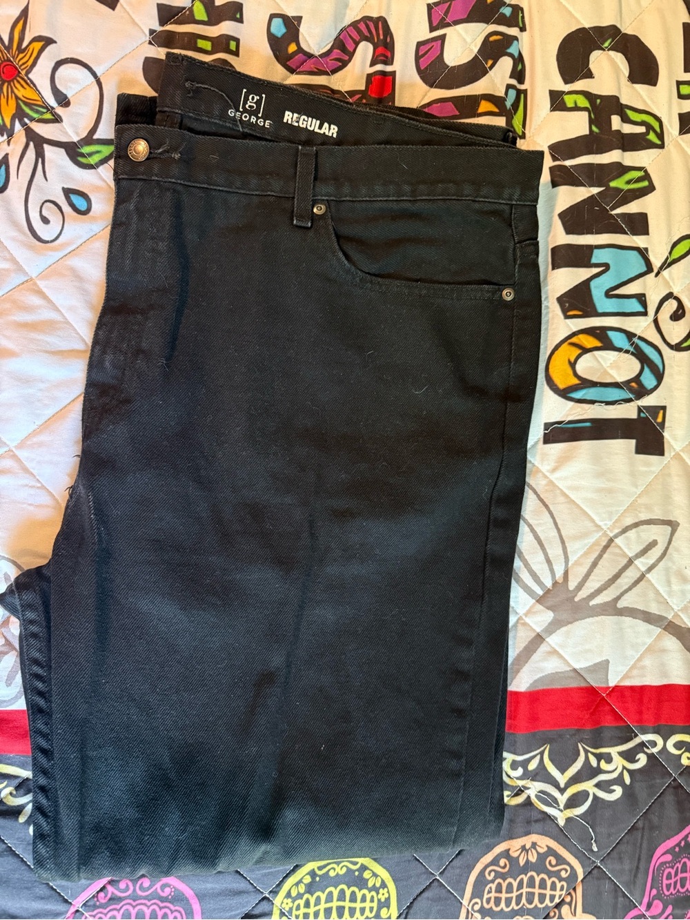 George Black Bootcut Men's Jeans